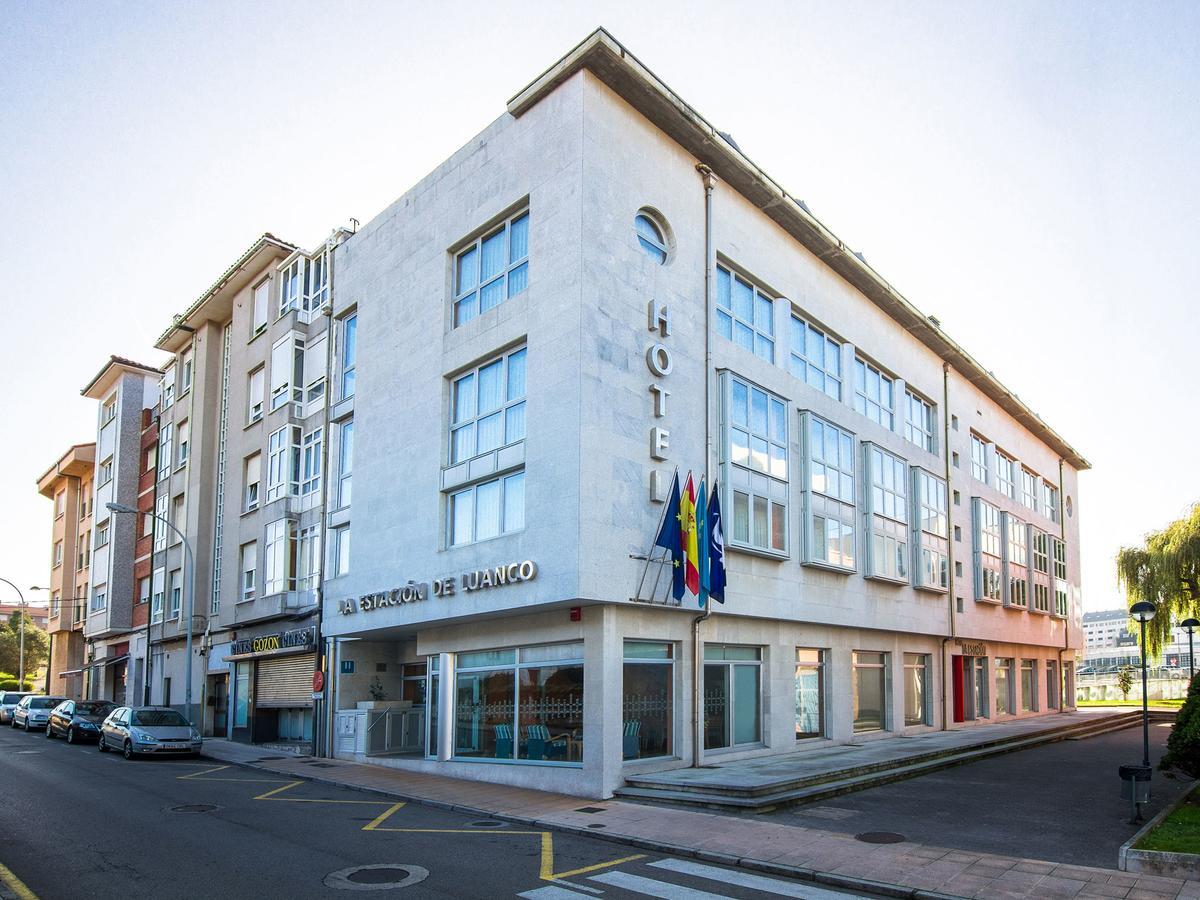 Hotel La Estacion De Luanco Zewnętrze zdjęcie